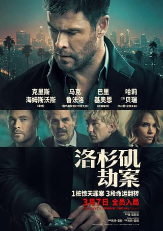 《洛杉矶劫案》海报