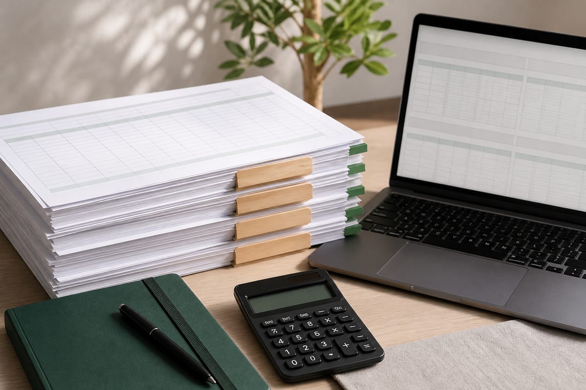 Excel 表格模板与业务数据整理场景